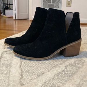 BP black booties size 8 excellent condition